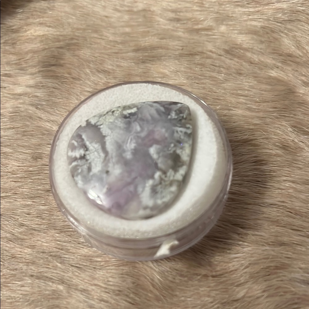 Plum Purple Agate Stone Cabochon